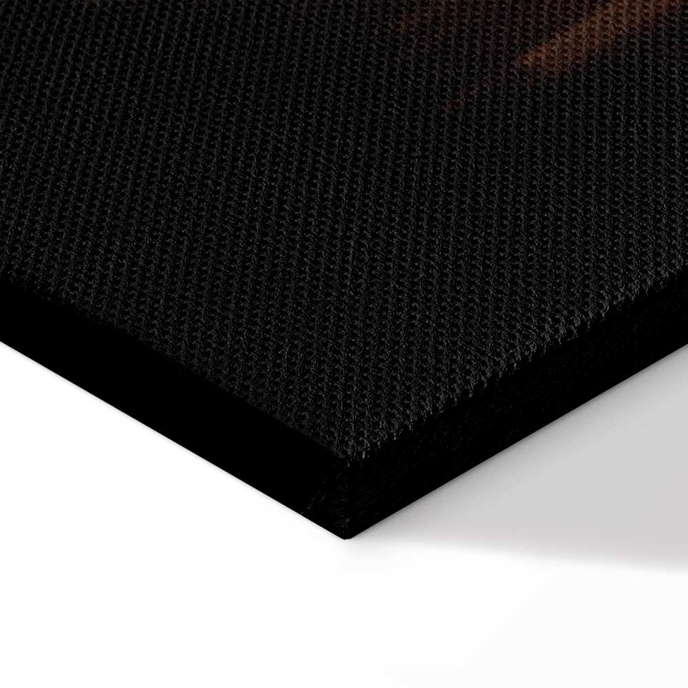 Abstract Gold Texture Wide Canvas Print