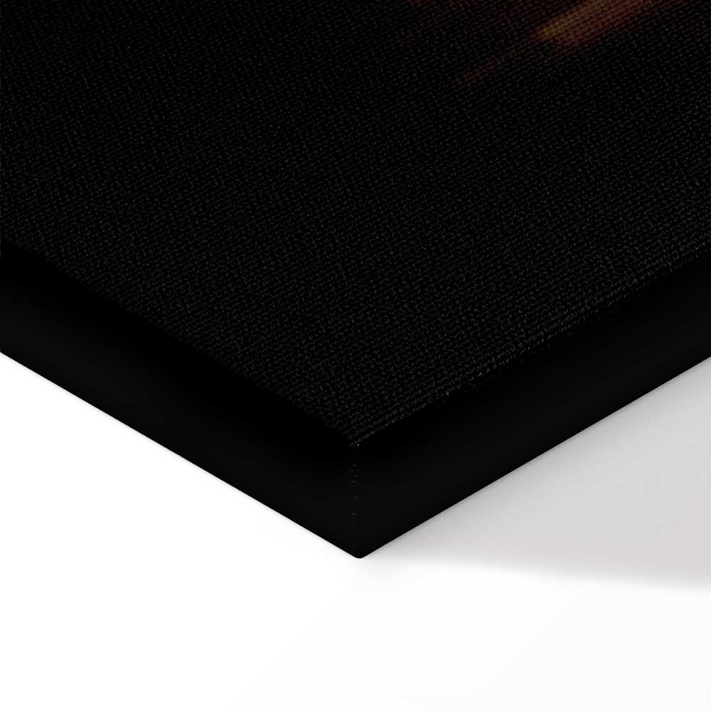 Abstract Gold Texture Wide Canvas Print