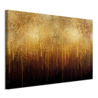 Abstract Gold Texture Wide Canvas Print