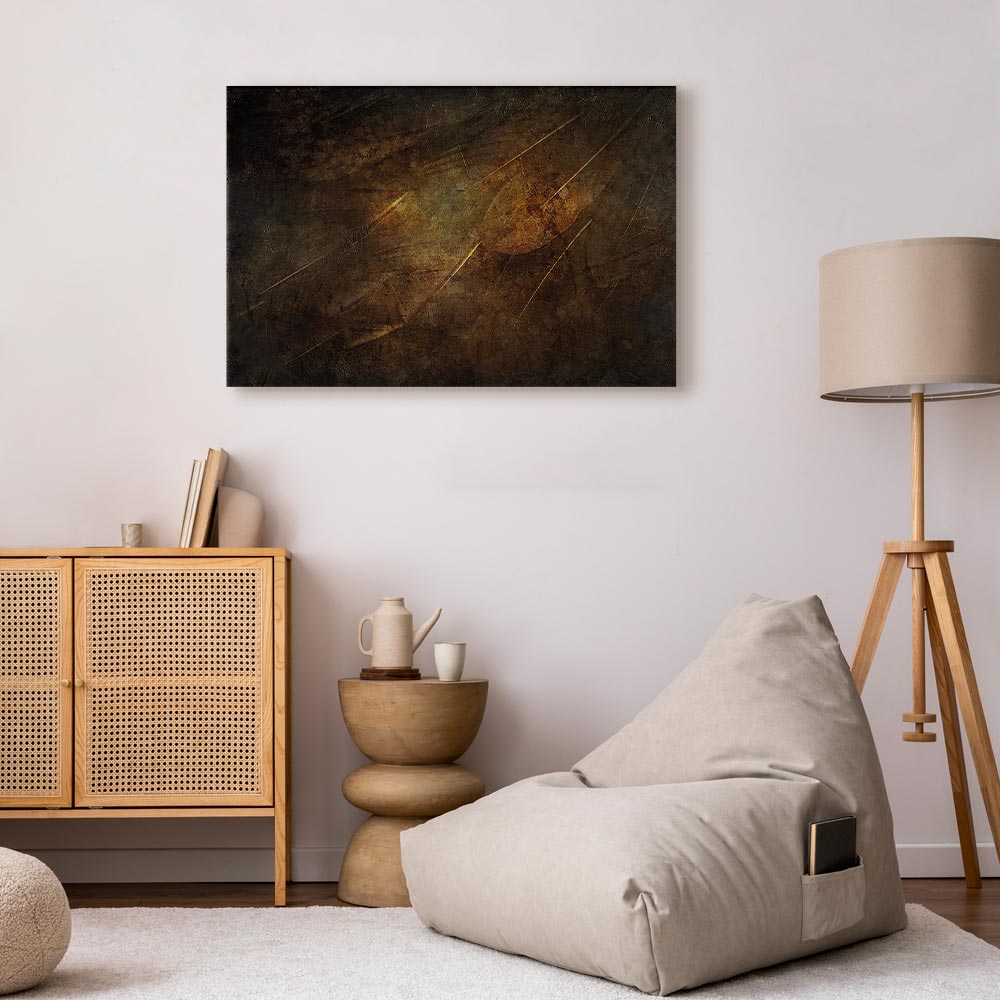 Icarus Wings Vintage Abstract Canvas Print