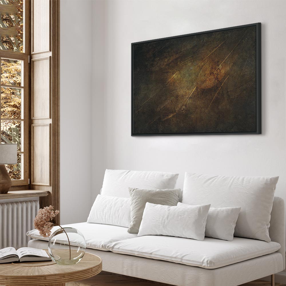 Icarus Wings Vintage Abstract Canvas Print