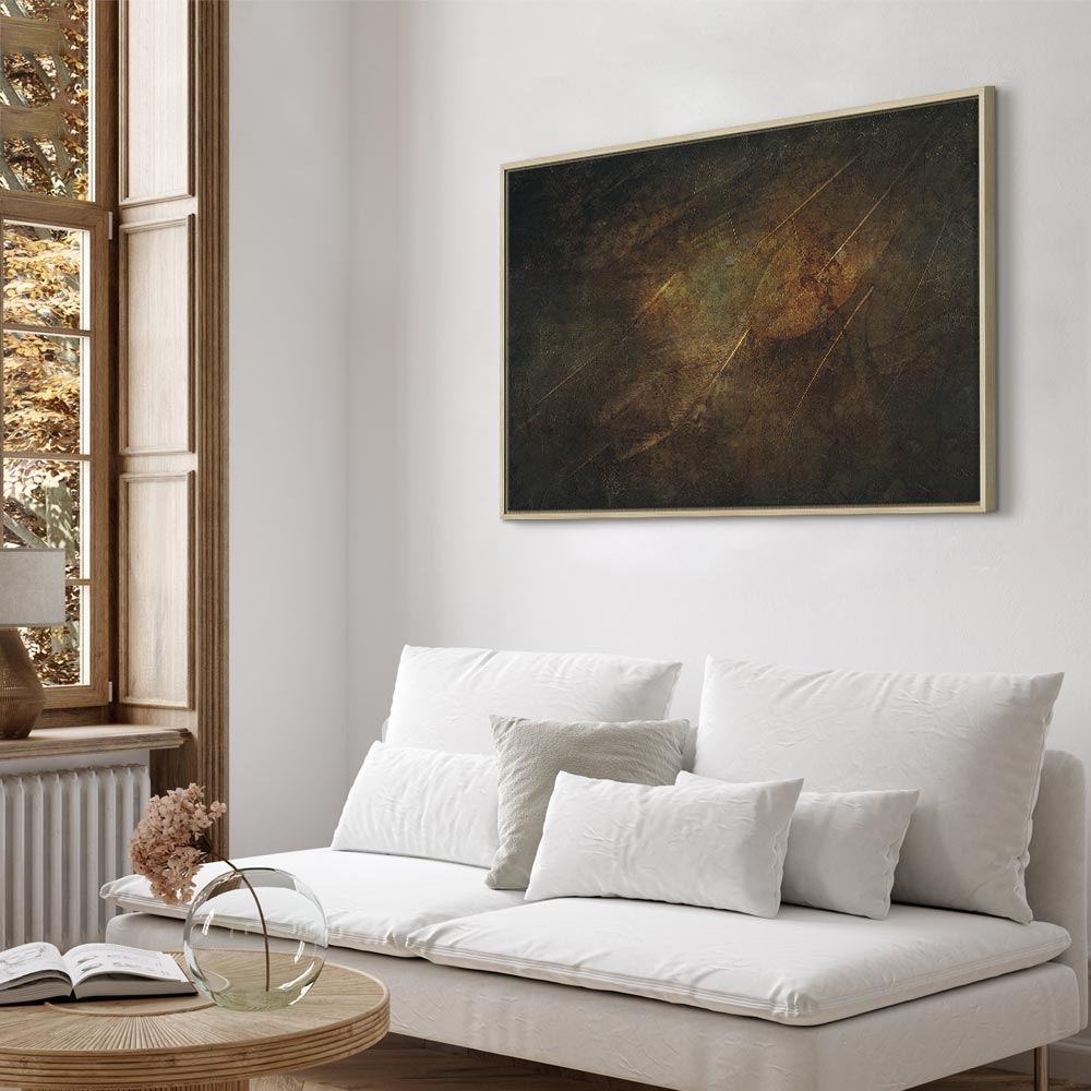 Icarus Wings Vintage Abstract Canvas Print