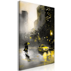 Canvas Print City Glow Vertical
