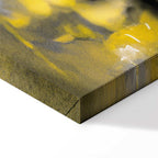 Rainy City Street Lights Vertical Canvas Print