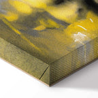 Rainy City Street Lights Vertical Canvas Print