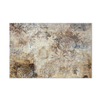 Vintage Floral Abstract Nature Canvas Print