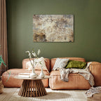 Vintage Floral Abstract Nature Canvas Print