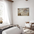 Vintage Floral Abstract Nature Canvas Print