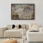 Vintage Floral Abstract Nature Canvas Print