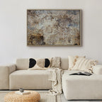 Vintage Floral Abstract Nature Canvas Print