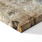 Vintage Floral Abstract Nature Canvas Print