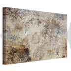 Vintage Floral Abstract Nature Canvas Print