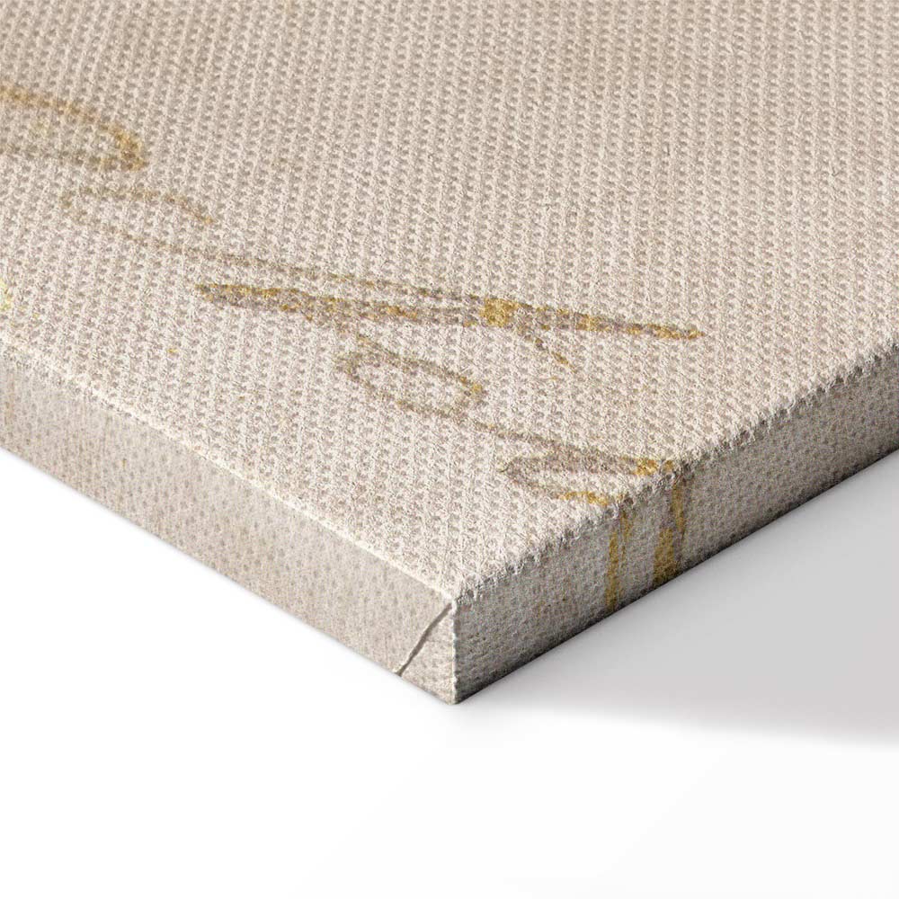 Abstract Vintage Inscriptions Vertical Canvas Print