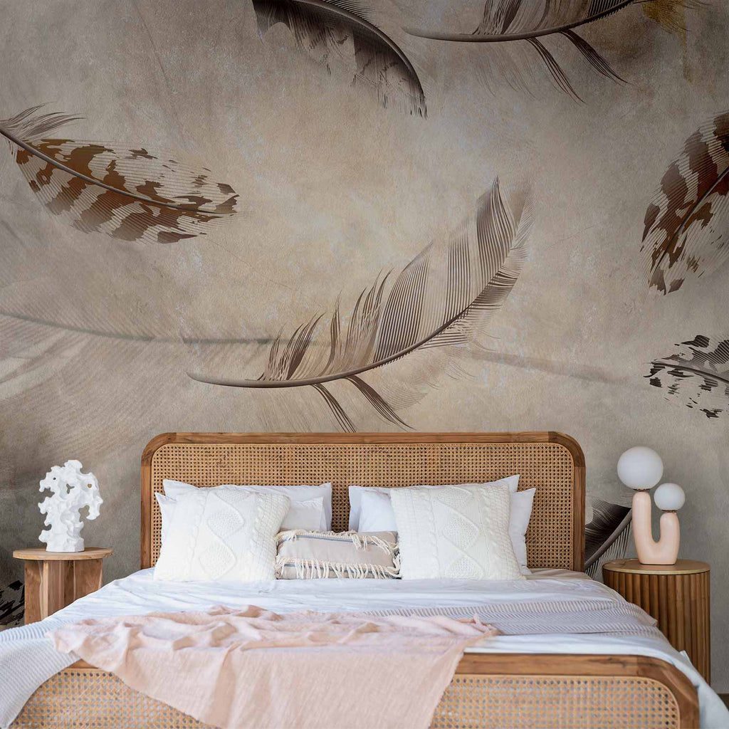 Abstract Vintage Nature Wall Mural
