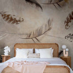 Abstract Vintage Nature Wall Mural