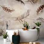 Abstract Vintage Nature Wall Mural
