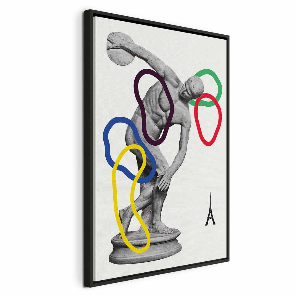 Abstract Sports Collage Graphic Canvas Print