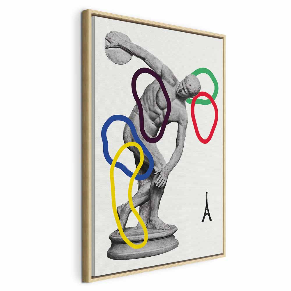 Abstract Sports Collage Graphic Canvas Print