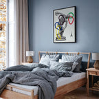 Abstract Sports Collage Graphic Canvas Print