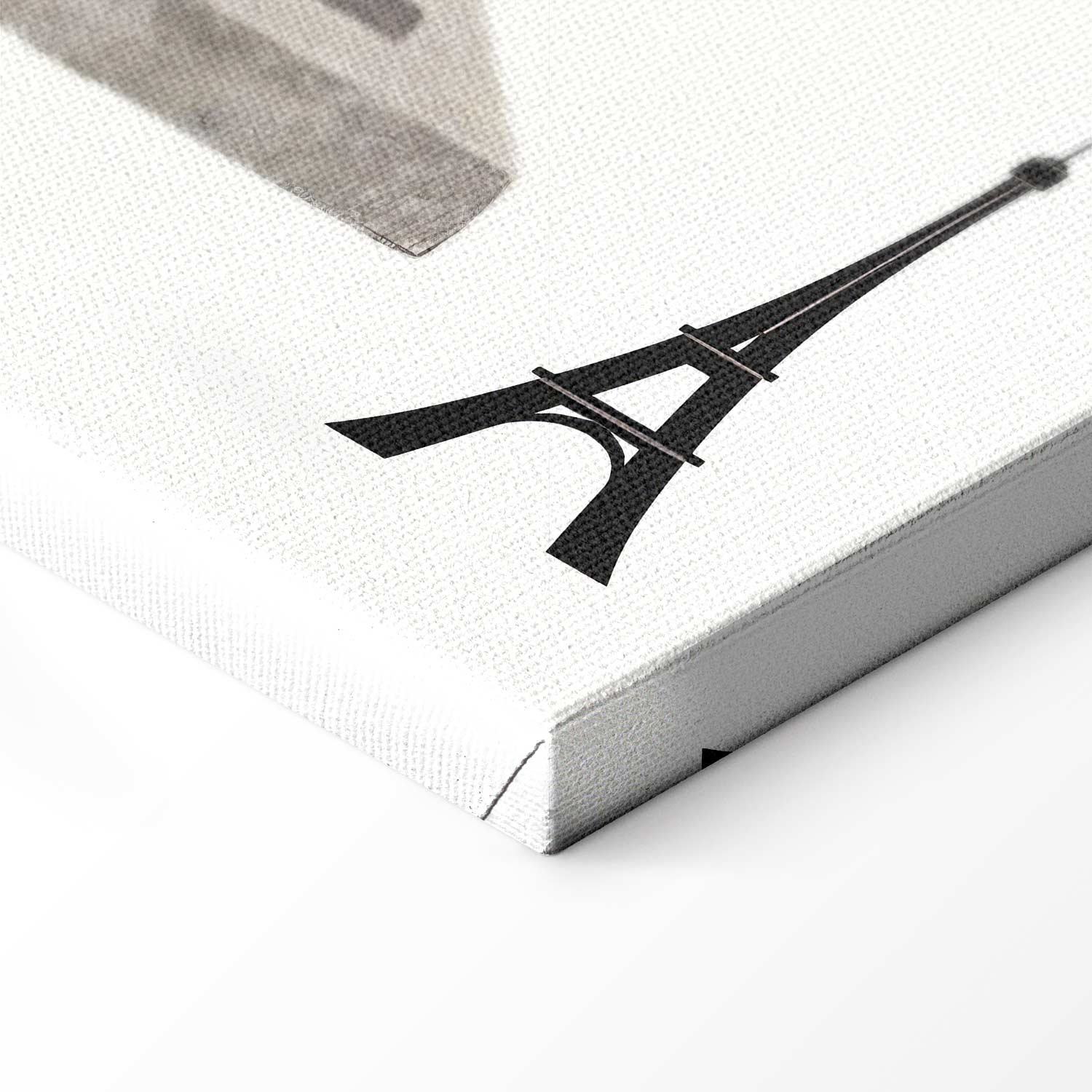 Woman With Dog Illustration Contemporary Canvas Print