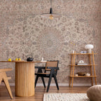 Worn Persian Sand Carpet Ethnic Wall Mural