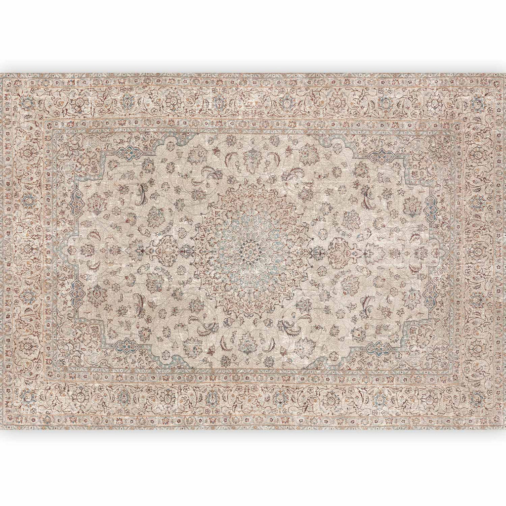 Worn Persian Sand Carpet Ethnic Wall Mural