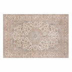 Worn Persian Rug Motif Beige Poster