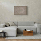 Worn Persian Sand Carpet Motif Canvas Print