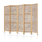 Japanese Room Divider - Desert Nights - Ornamented Persian Carpet in Muted Colors