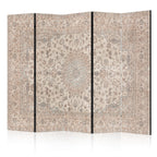 Room Divider Desert Nights Ornamented Persian Carpet in Muted Colors