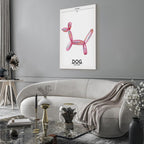 Canvas Print - Holo-Dog - Colorful Dog in Retro Style