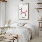 Canvas Print - Holo-Dog - Colorful Dog in Retro Style