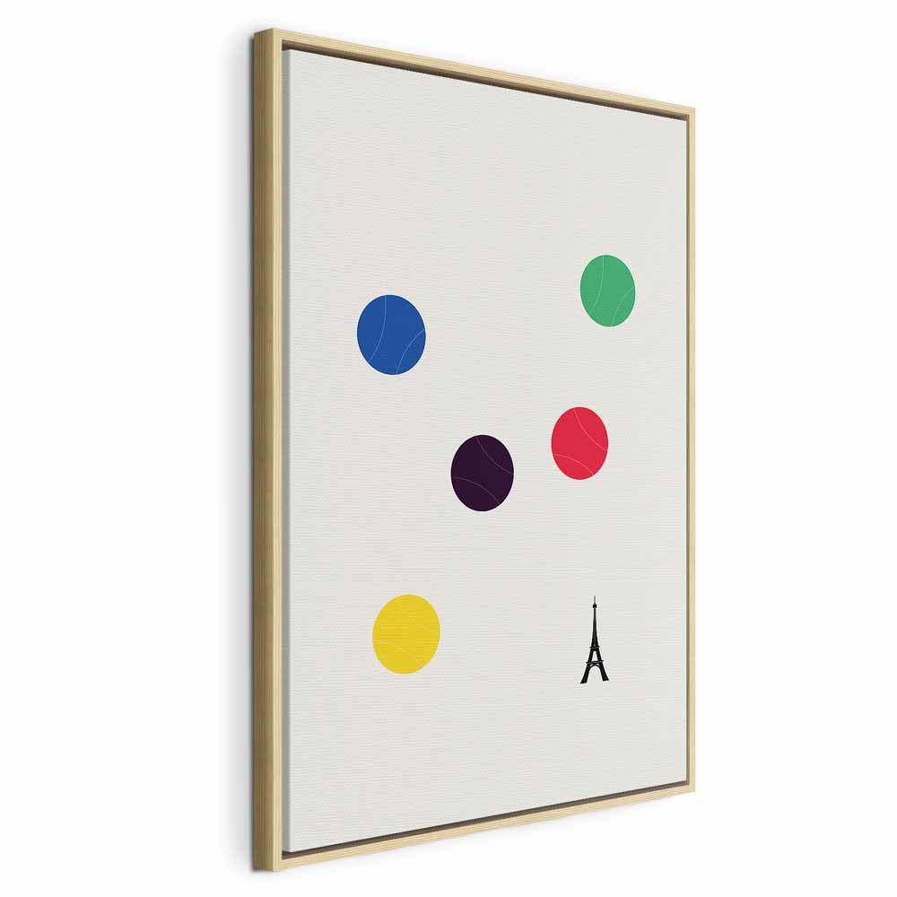 Abstract Sports France Canvas Print