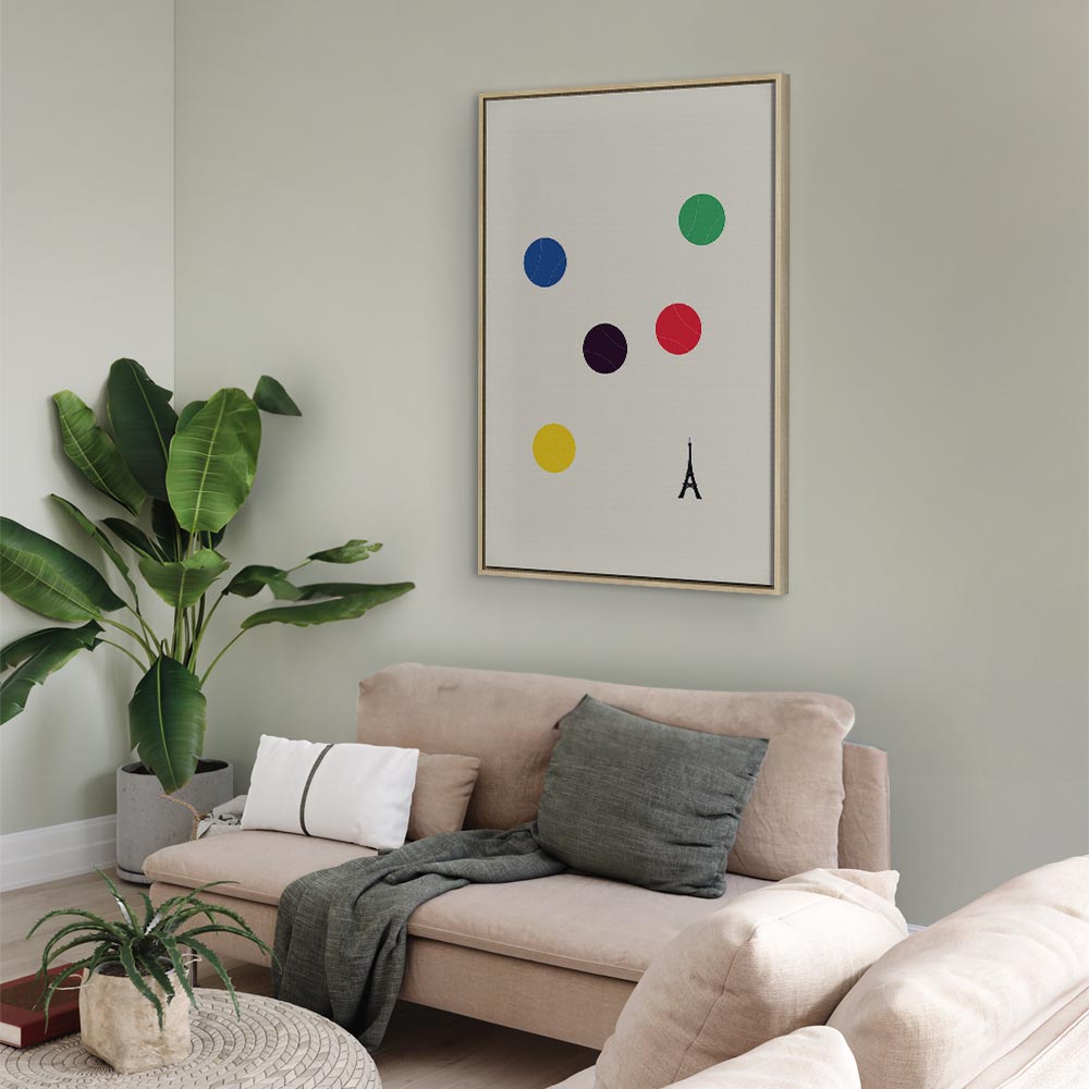 Abstract Sports France Canvas Print