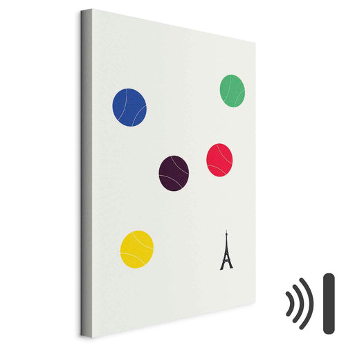 Abstract Sports France Canvas Print