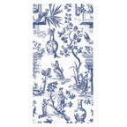 Blue Antique Greek Botanical Pattern Wallpaper