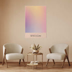Pastel Abstract Drift Contemporary Poster