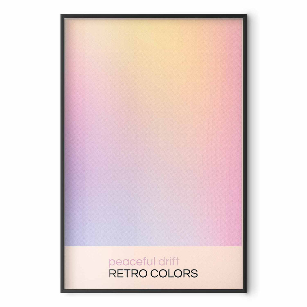 Pastel Abstract Drift Contemporary Poster