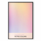 Pastel Abstract Drift Contemporary Poster