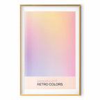 Pastel Abstract Drift Contemporary Poster