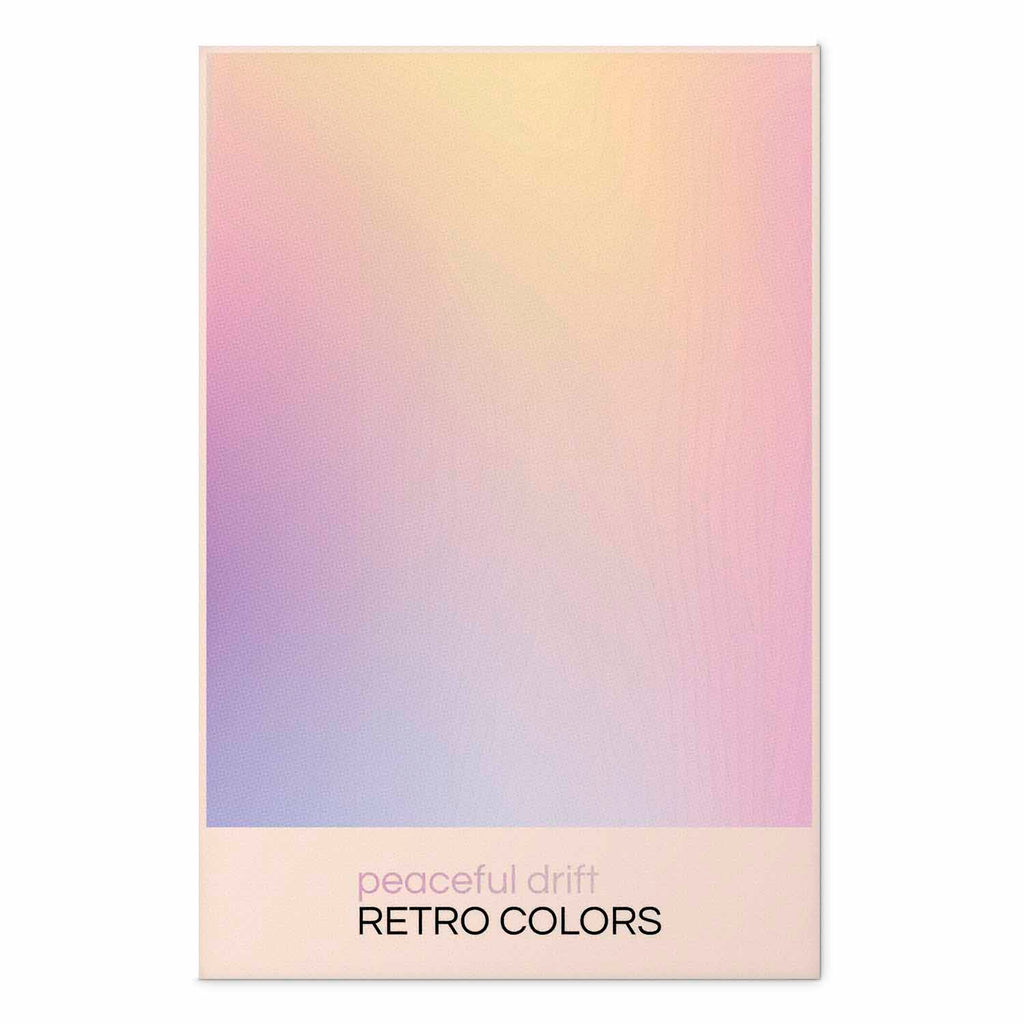 Pastel Abstract Drift Contemporary Poster