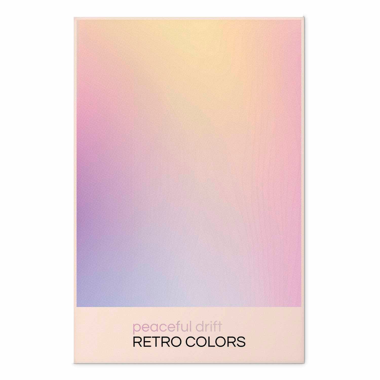 Pastel Abstract Drift Contemporary Poster