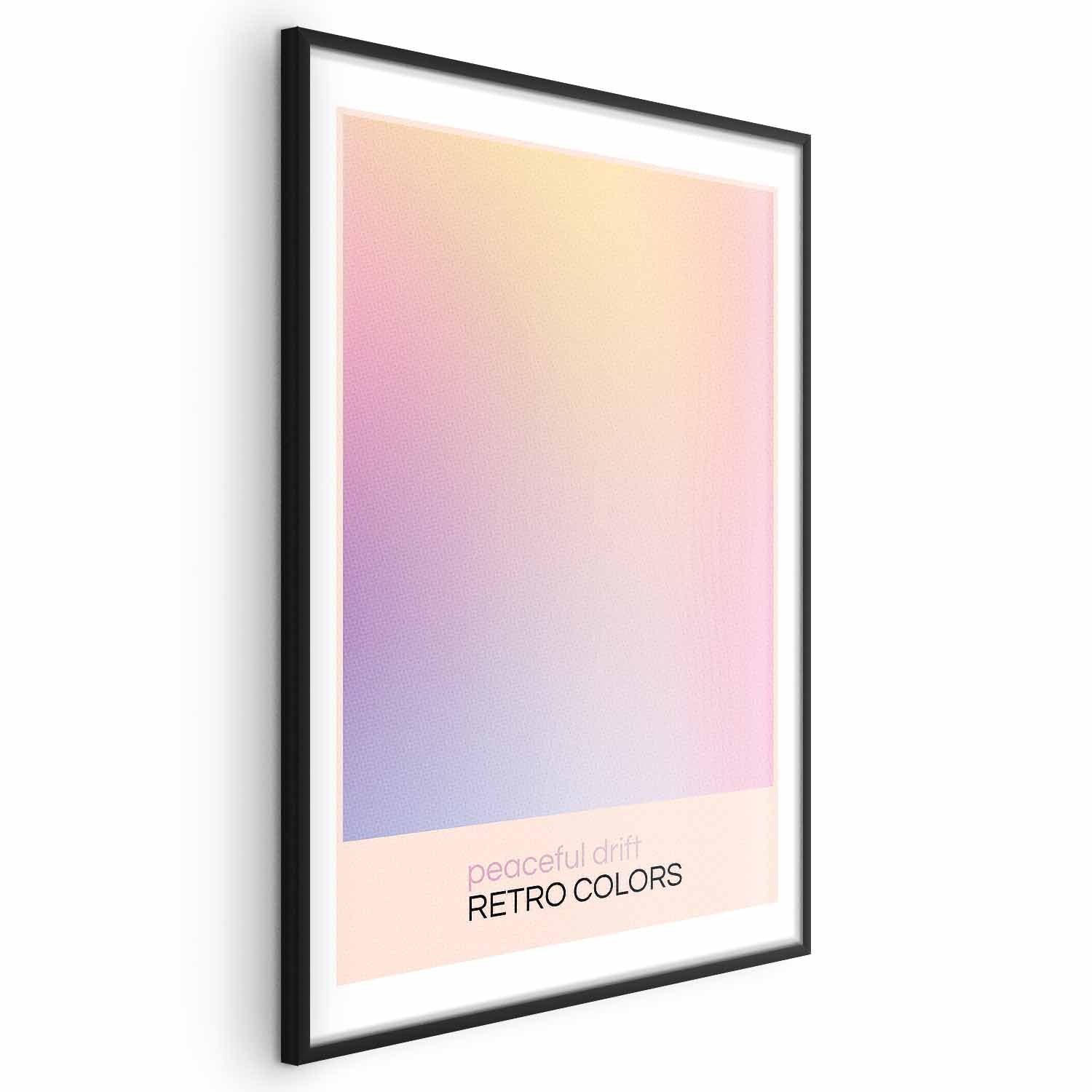 Pastel Abstract Drift Contemporary Poster