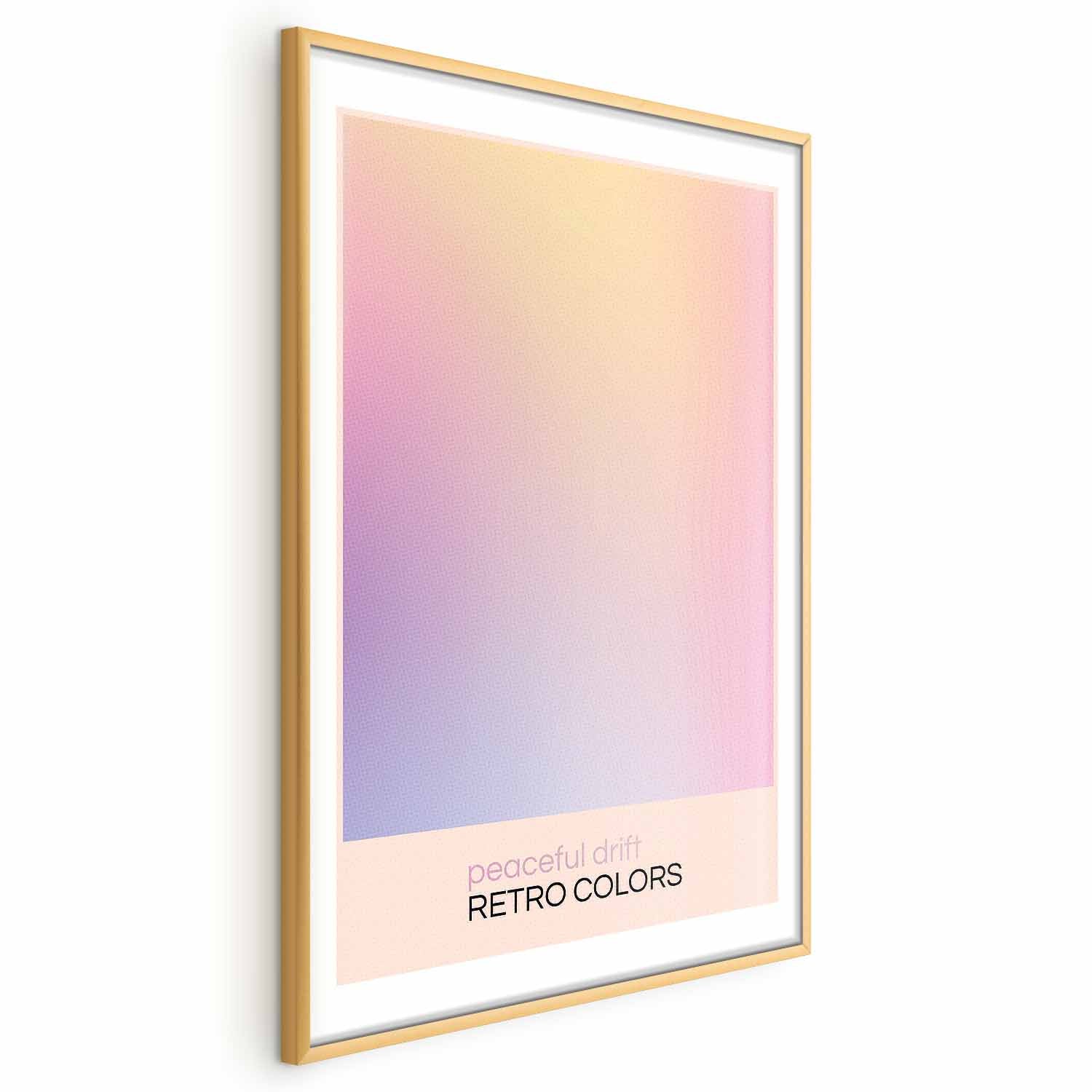 Pastel Abstract Drift Contemporary Poster
