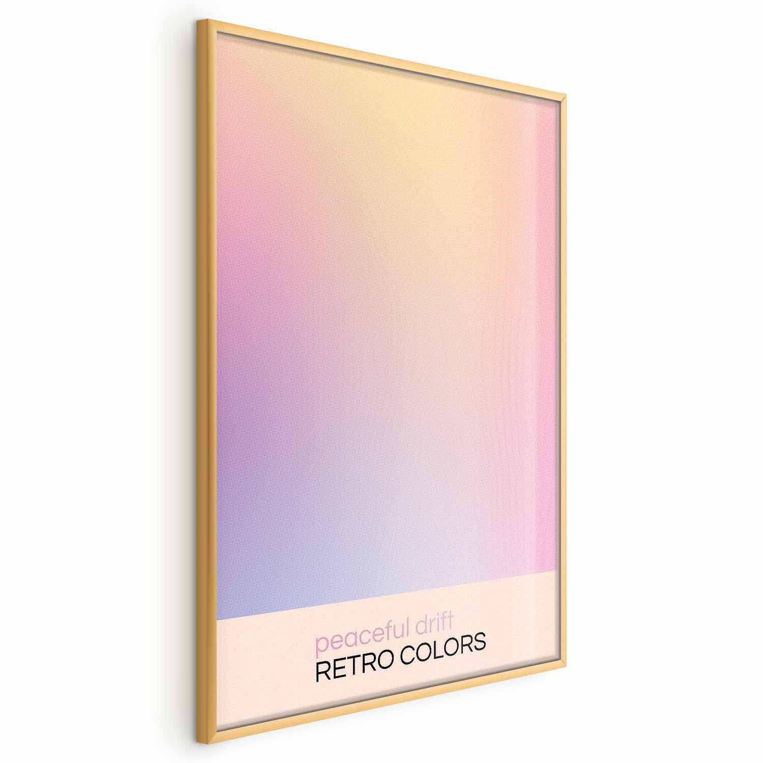 Pastel Abstract Drift Contemporary Poster