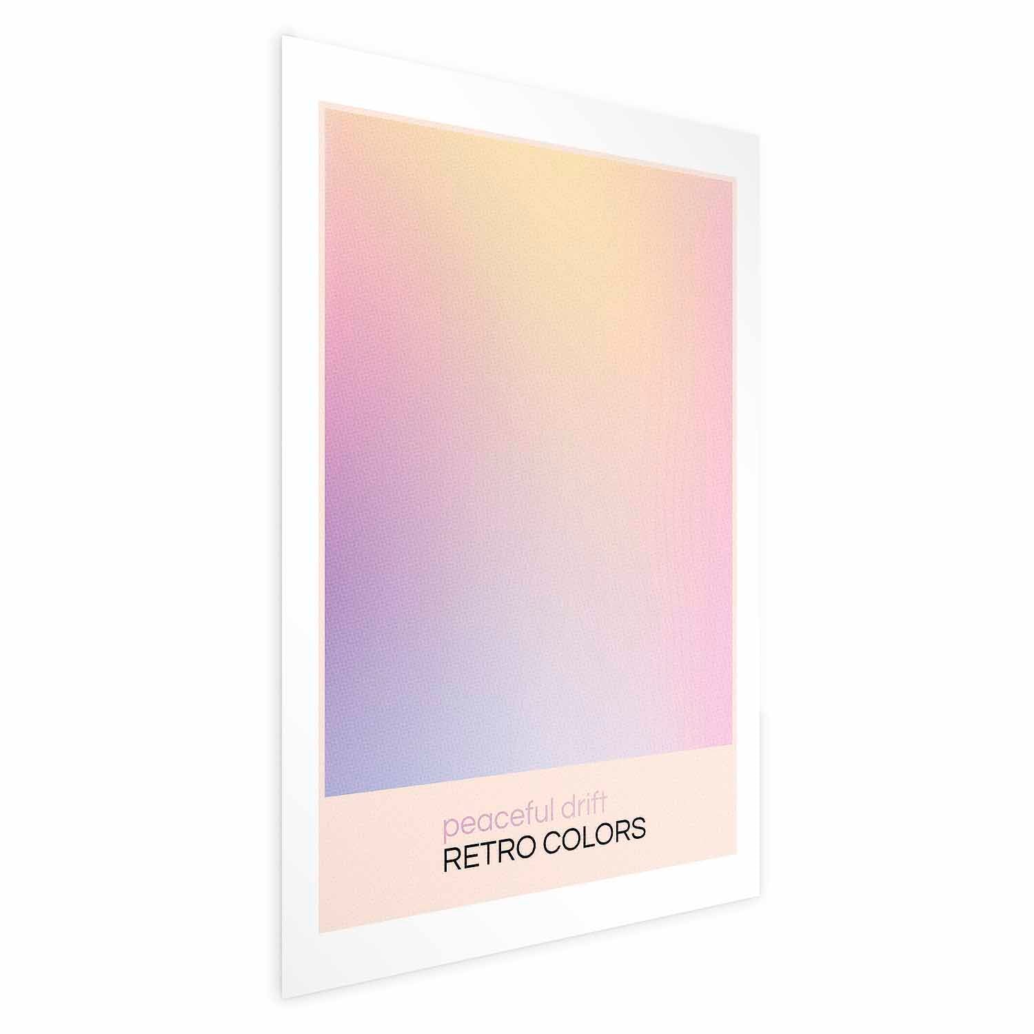 Pastel Abstract Drift Contemporary Poster