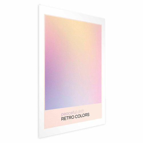 Pastel Abstract Drift Contemporary Poster