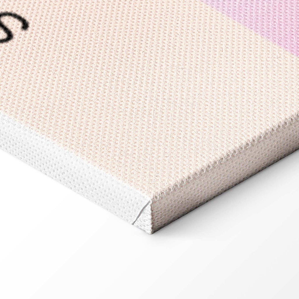 Pastel Abstract Drift Contemporary Canvas Print