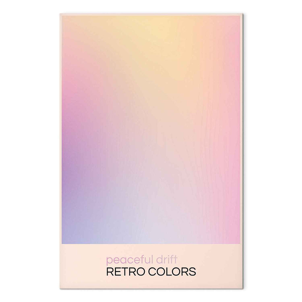 Pastel Abstract Drift Contemporary Canvas Print