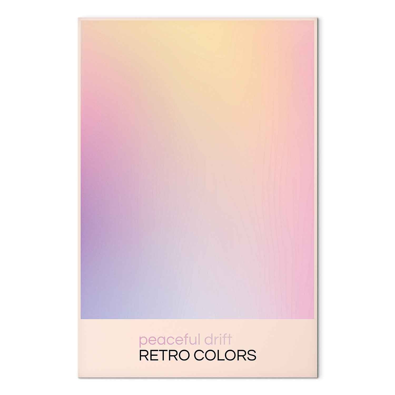 Pastel Abstract Drift Contemporary Canvas Print